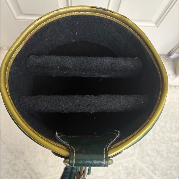 Vintage Floral Patterned Women’s Golf Bag with Green Trim - Picture 7 of 8